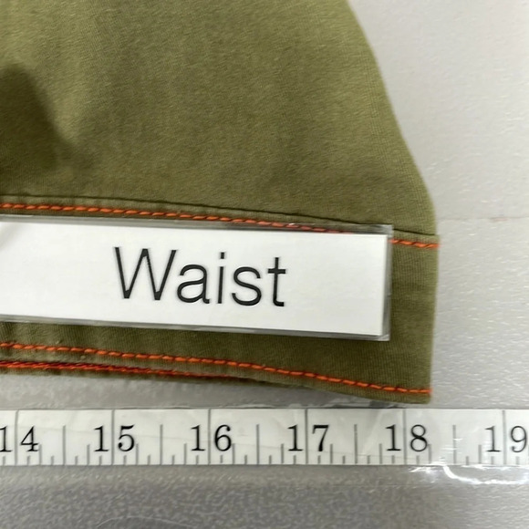 MODCLOTH Skirt Skirt Olive Green Twill Pockets Size 14 - Picture 5 of 8